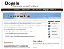 Tablet Screenshot of doyale.com